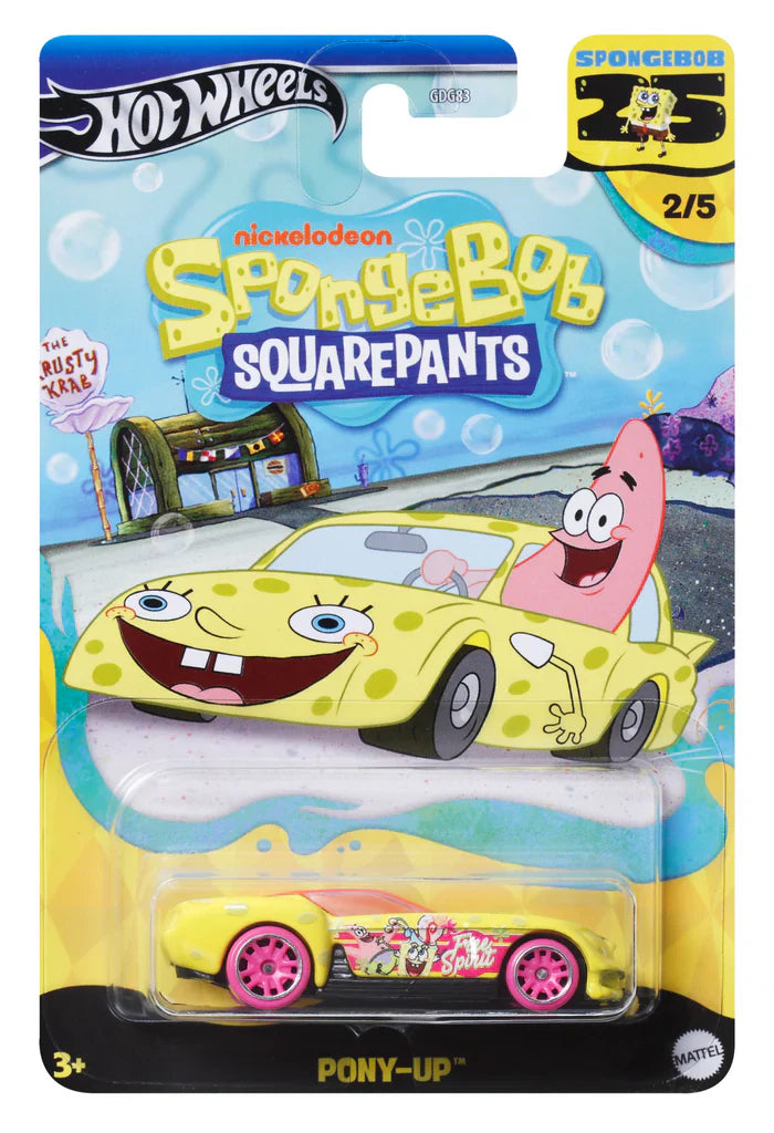 Hot Wheels - Pony-Up - Bob Esponja Calça Quadrada